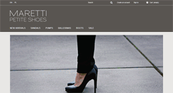 Desktop Screenshot of marettipetiteshoes.com